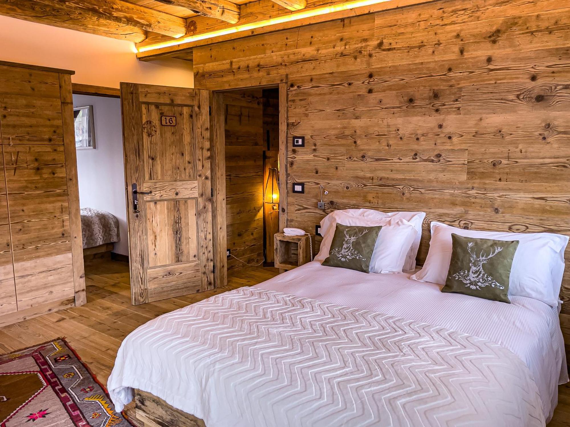 Hotel Da Beppe Sello Cortina dʼAmpezzo Szoba fotó